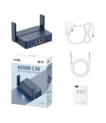 WiFi 6 Mesh-маршрутизатор Cudy TR3000 дводіапазонний гігабітний портативний AX3000