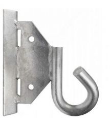 Крюк для опор для крепления двумя бандажными лентами, цинкованный
