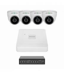 Комплект відеоспостереження на 4 камери GV-IP-K-W98/4 4MP