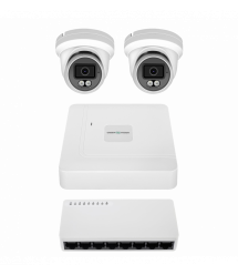 Комплект відеоспостереження на 2 камери GV-IP-K-W100/2 6MP