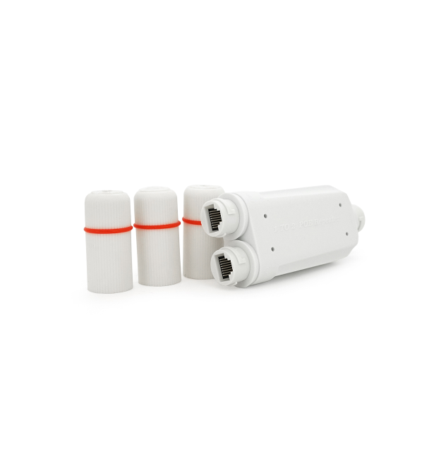 POE подовжувач-дільник RITAR 1 - 2 IP67 ( 1 Вх -2 Вих, 100Mpbs POE ) 44-57V- 24W, водонепроникний, White