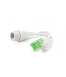 Розгалужувач RJ45 8P8C мама - 2 Х тата RJ45 для розгалуження кабелю, білий, 8см Q100