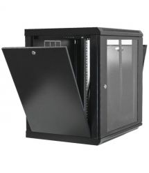 Шкаф 19"12U, 600х600х640мм акриловое стекло, черная