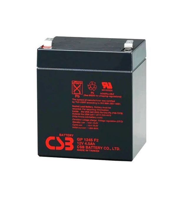 Аккумуляторная батарея CSB GP1245F2 12В 4.5А•ч