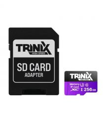 Карта пам’яті Trinix 256GB miсroSDXC з SD-адаптером U3 V30 A1