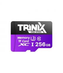 Trinix 256 ГБ карта памяти MisroSDXC с SD -адаптером U3 V30 A1
