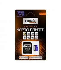 Карта Trinix 512GB MisroSdxc с SD -адаптером U3 V30 A1