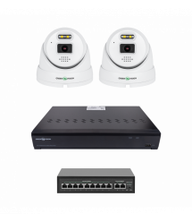Комплект видеонаблюдения на 2 камеры GV-IP-K-W101/2 5MP (Ultra AI)