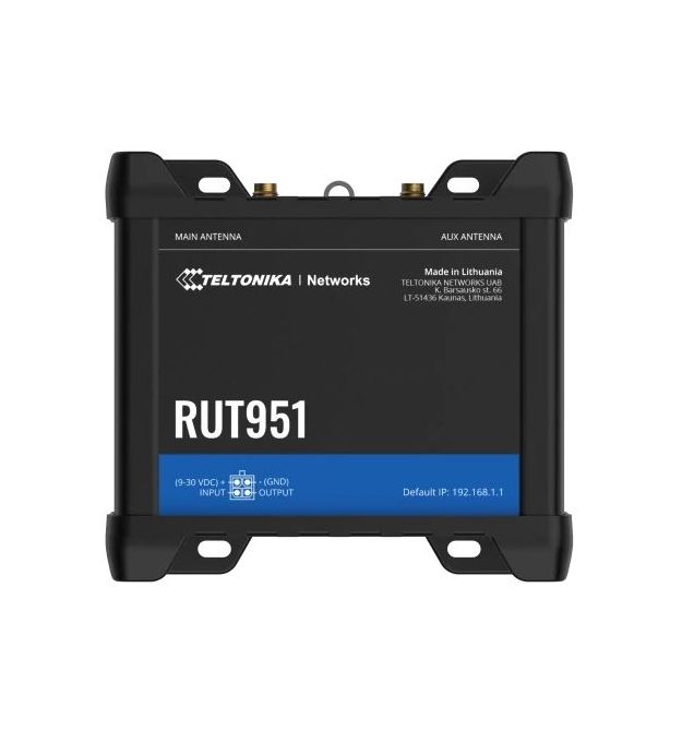 Промышленный сотовый маршрутизатор Teltonika RUT951 с 4G LTE, Wi-Fi