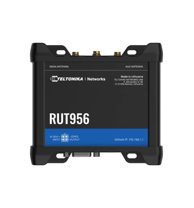 Промышленный сотовый маршрутизатор Teltonika RUT956 с 4G LTE, Wi-Fi, RS-232, RS-485