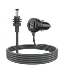 Кабель живлення для Starlink Mini E-NET автомобільний прикурювач-DC з USB Type-C та LED 5м