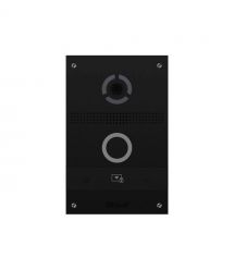 IP панель виклику Bas-IP AV-08FBL black з розпізнаванням облич і зчитувачем UKEY