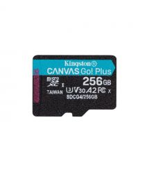 Карта пам'яті Kingston microSDXC 256GB Canvas Go! Plus G4 Class 10 UHS-I U3 V30 A2 (SDCG4/256GBSP)