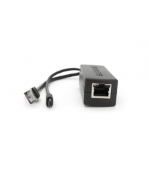 POE спліттер AOT-0524 48V-5V, RJ45, Mini-USB (10 - 100Мбіт, Вхід-48V - Вихід 5V 2.4А)