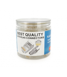 Конектор Merlion RJ-45 8P8C UTP Cat-6 (100 шт - уп.) BOX, Q100