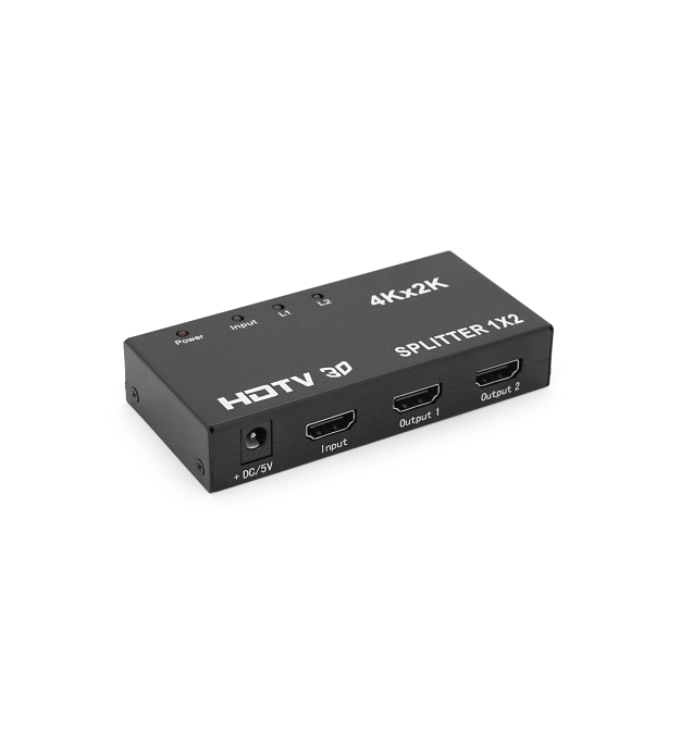 Активний HDMI сплітер 1-2 порти, 2К - 4К, DC5V - 1A Q50