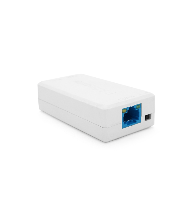 POE подовжувач-дільник RITAR 1 - 2 ( 1 Вх -2 Вих, 10 - 100Mpbs POE ) 44-57V- 24W, Перемикач-100 - 250метрів, White