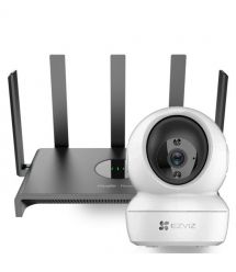 Комплект Ezviz CS-H6c (4MP,W1) + Reyee RG-EW1300G