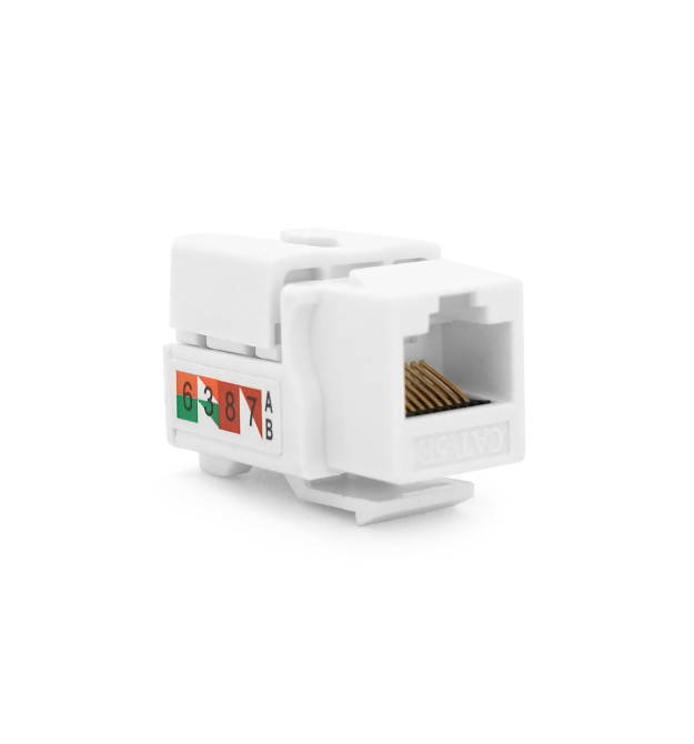 Модуль широкий Keystone Jack RJ-45 кат.5E UTP, 17,0 мм, Q50