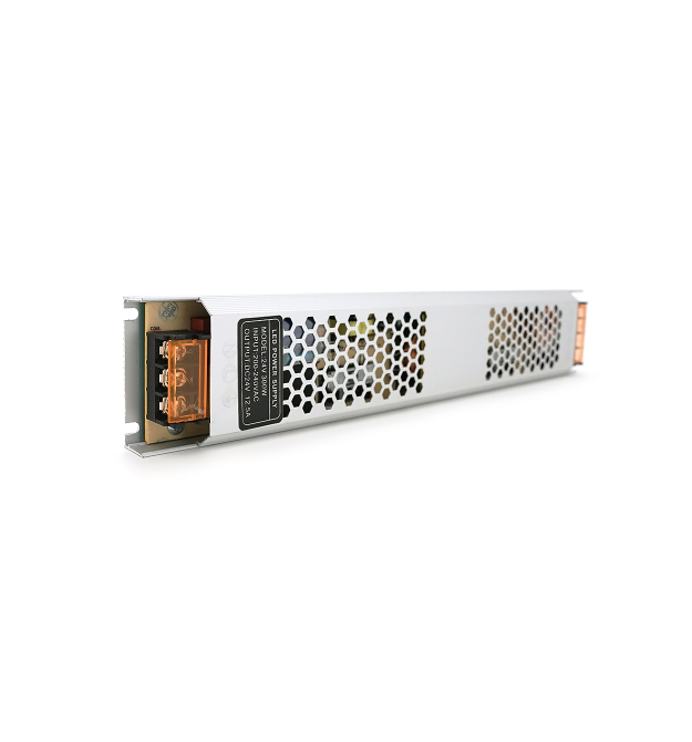 Імпульсний блок живлення 24В 12.5А (300Вт) перфорований SLIM