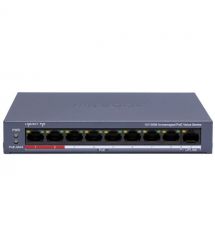 Коммутатор 8 портов неуправляемый Hikvision DS-3E0109P-E/M(C) POE
