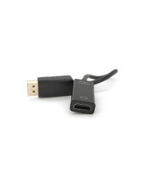 Конвертер Display Port (тато) на HDMI(мама) 30cm, Black, 4K - 2K, Пакет
