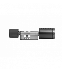 Умный дверной биометрический замок (цилиндр) SEVEN LOCK SL-7773BF black (40-106 мм)