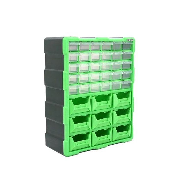 Ящик для хранения деталей Voltronic 39 ячеек 46.8*38*16cм