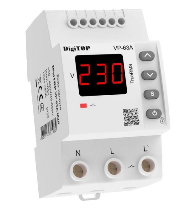 Реле напряжения DigiTOP VP-63A M3R