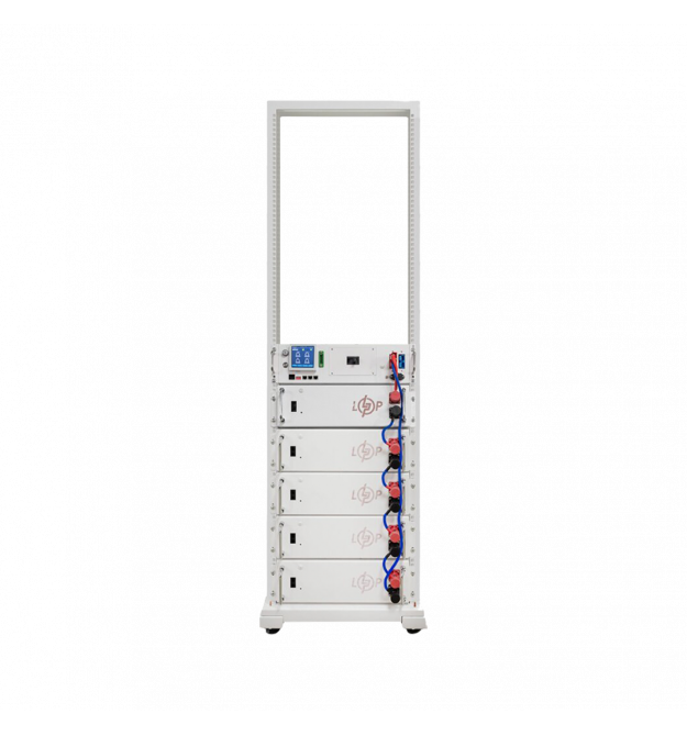 Аккумулятор LP LiFePO4 Battery HVM 256V 100Ah (25600 Wh) BMS 125А AB Lrack white