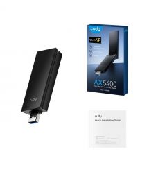 Адаптер WiFi 6E Cudy WU5400 тридіапазонний з USB 3.0 AX5400
