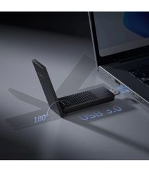Адаптер WiFi 6E Cudy WU5400 тридіапазонний з USB 3.0 AX5400