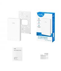 Точка доступу настінна WiFi 5 Cudy AP1300 Wall з підтримкою Mesh дводіапазонна гігабітна AC1200