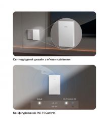 Точка доступу настінна WiFi 5 Cudy AP1300 Wall з підтримкою Mesh дводіапазонна гігабітна AC1200