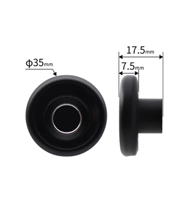 Електронний замок PiPo PF120S+PBF20 для шафок та висувних ящиків з відбитком пальця, 3&amptimesAAA, &ampPhi35x17.5 mm