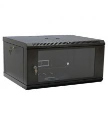 Шкаф 19" 4U 600x400x284мм акриловое стекло, черная