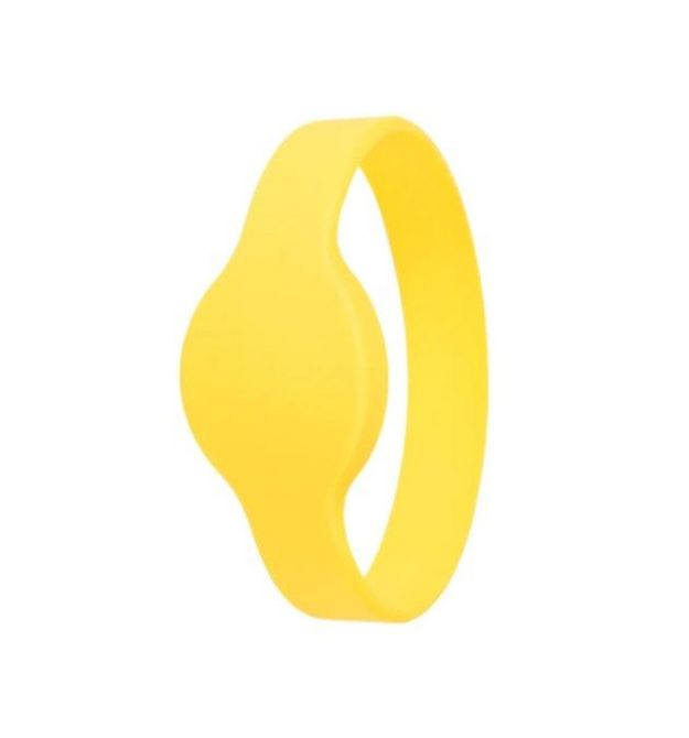 RFID браслет с чипом MIFARE SEVEN R-65 желтый (74 мм)