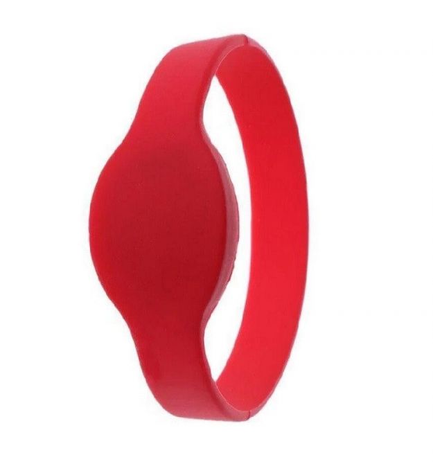 RFID браслет с чипом MIFARE SEVEN R-65 красный (65 мм)