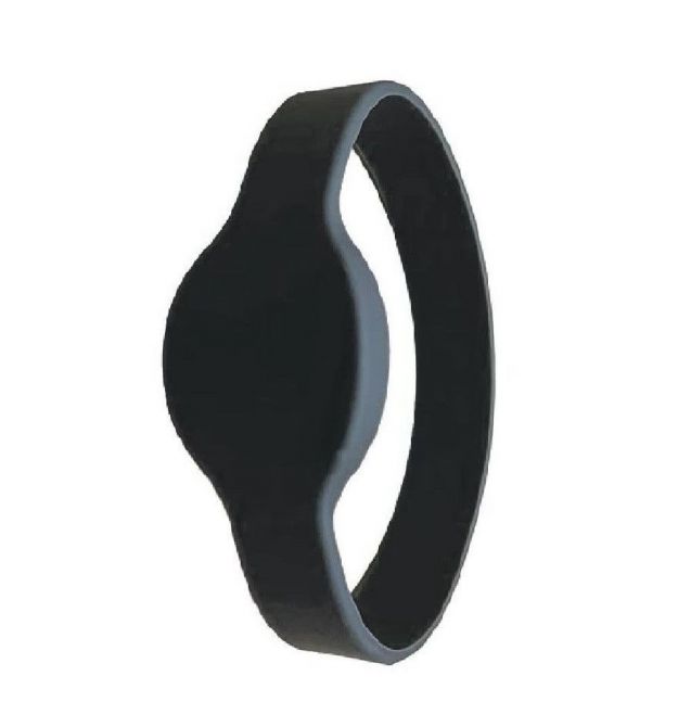 RFID браслет с чипом MIFARE SEVEN R-65 черный (74 мм)