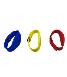 RFID браслет с чипом MIFARE SEVEN R-66 красный