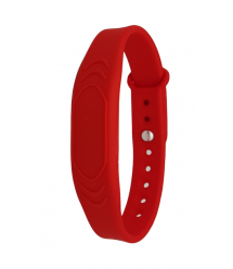 RFID браслет с чипом MIFARE SEVEN R-68 красный