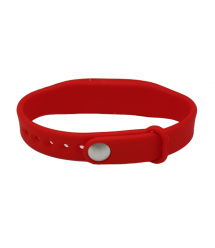 RFID браслет с чипом MIFARE SEVEN R-68 красный