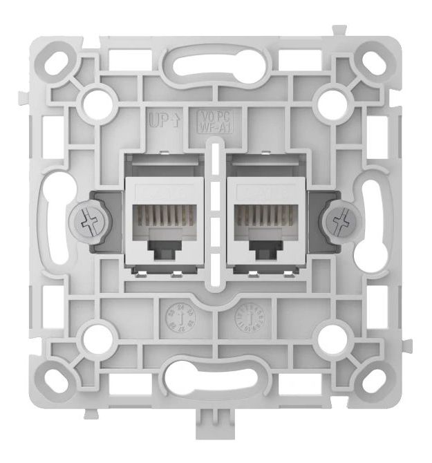 Механизм интернет розетки Ajax OutletCore (LAN) white