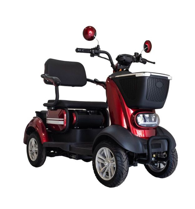 Електроскутер BOOM S2 червоний 1000W 60V20AH для людей похилого віку та людей з особливими потребами