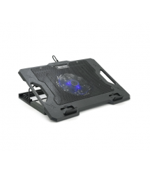 Підставка під ноутбук XSTRIKE XS-33, 10-17, 1*140mm 100010% RPM, корпус пластик+алюміній, 2xUSB 2.0, 370x275x27mm, RGB, Box Q20