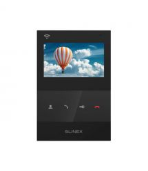 Відеодомофон Slinex SQ-04N Cloud black з Wi-Fi, детектором руху і записом відео