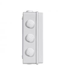 Коробка розподільна з кабельними вводами Light Vision VLC-04BX 200*155*80 мм