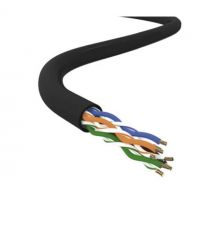 Кабель УкрПожКабель КППт-ВП (100) 4х2х0,51 (UTP-cat 5E, мідь, зовнішній з тросом) 1м