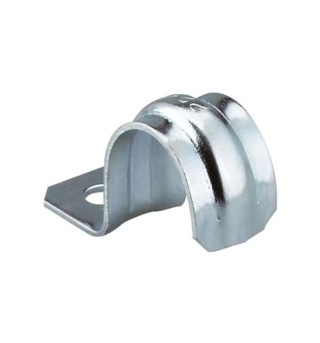 Скоба оцинкованная однолапочная СMM-12 d15-17мм (пак 50шт)