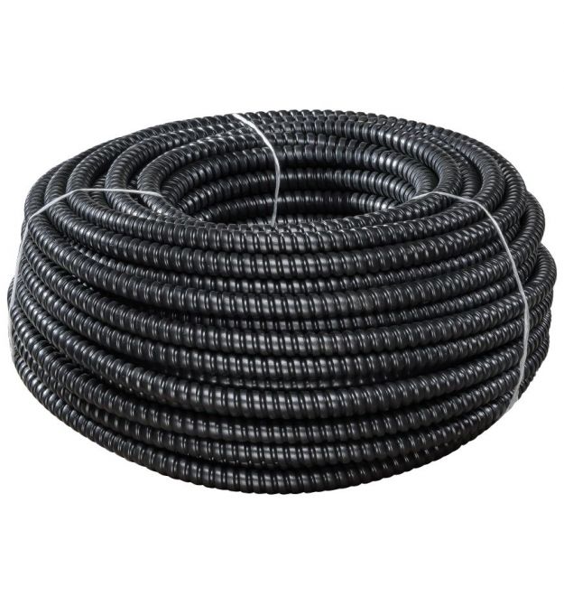 Металлорукав изолированный оцинкованный PRO-UEA 14мм с протяжкой (50м)